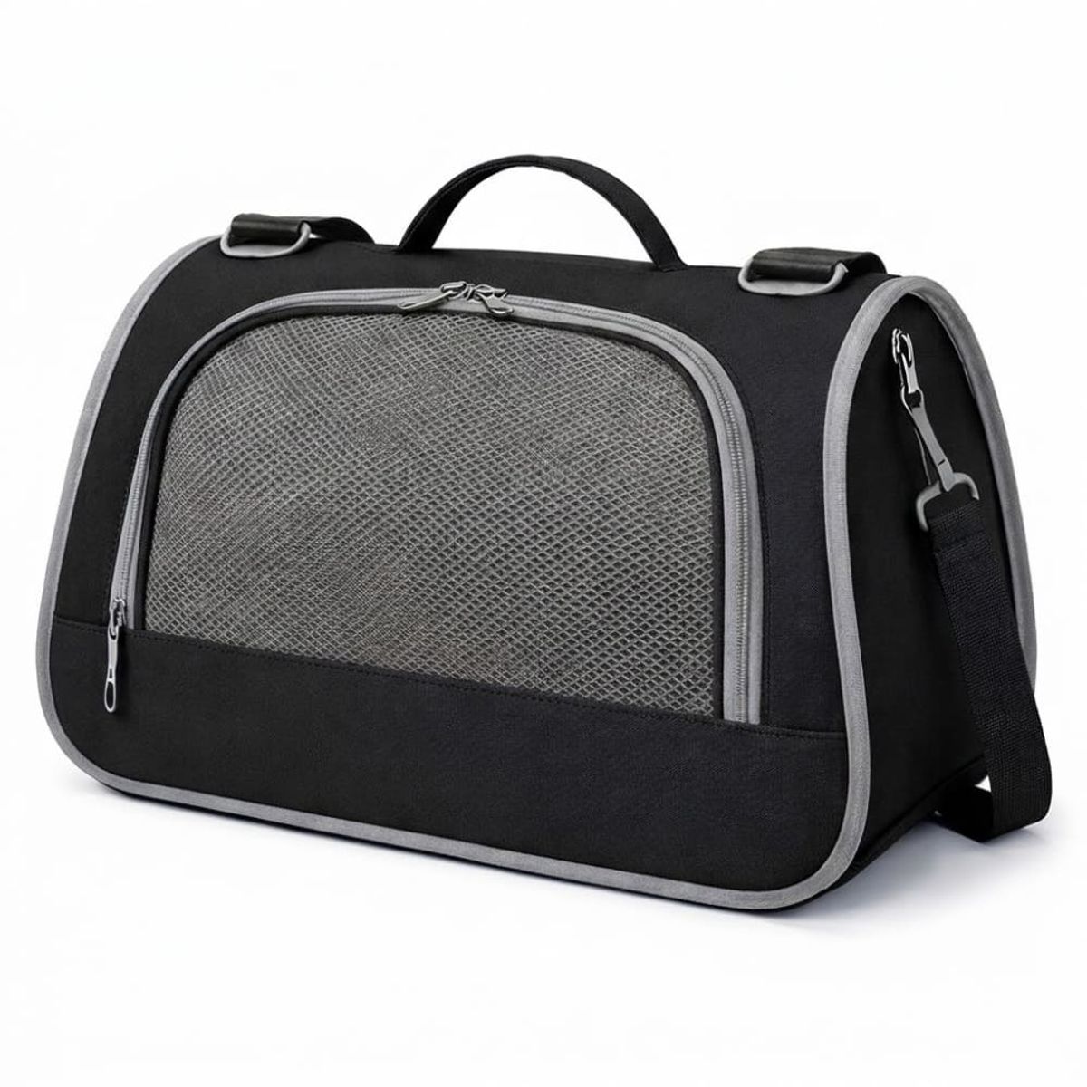 GENERICO - Jaula Plegable de Perros Gatos Pequeños Medianos Bolsa Transporte Ventilación Malla Correa AJ312976