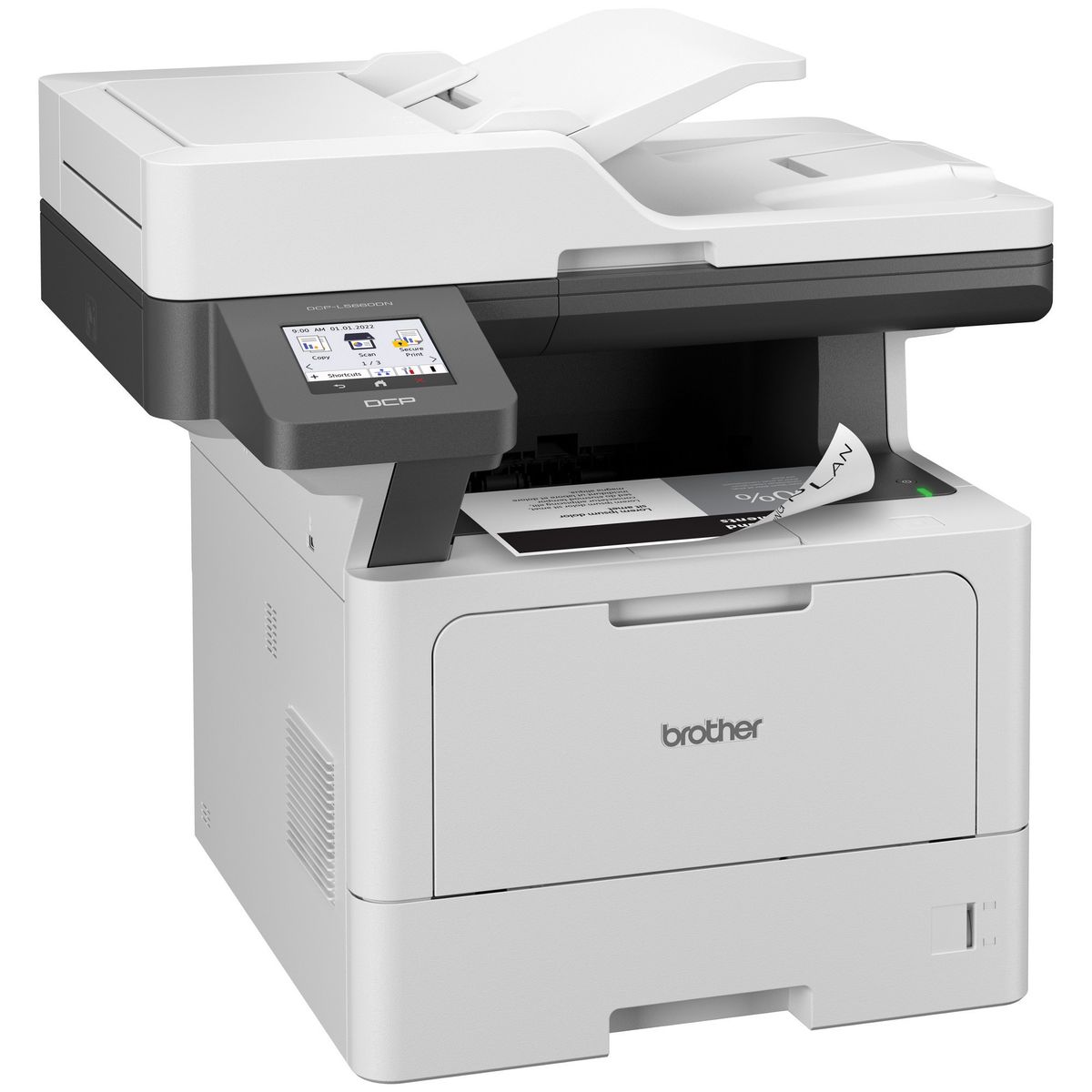 Impresora laser multifuncional Brother DCP-L5660DN monocromática, marca Brother - Foto 2