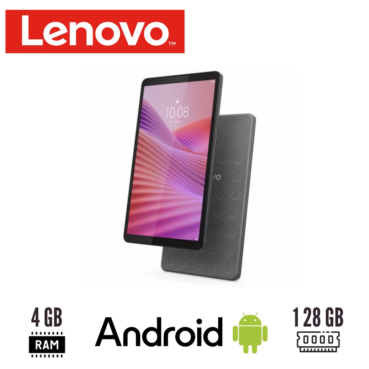 LENOVO - TABLET LENOVO TAB ONE ZAF00190PE 8.7 HD IPS WIFI 4GB RAM 128GB ANDROID 14
