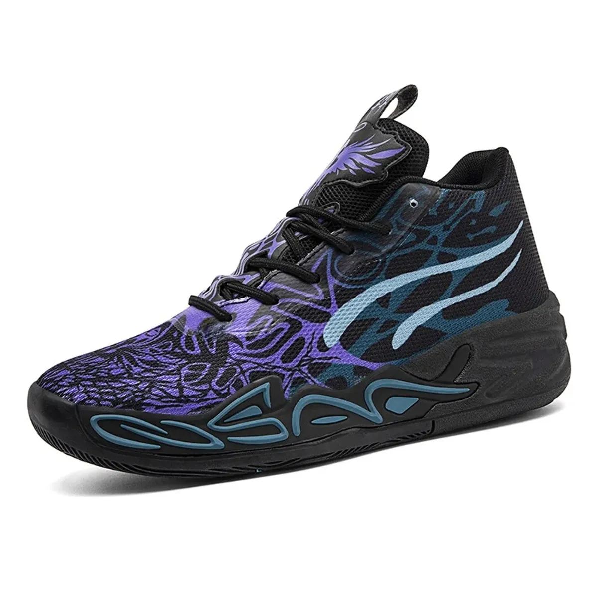 DANWEILE - Zapatillas baloncesto entrenamiento neutras y cómodas - Negro