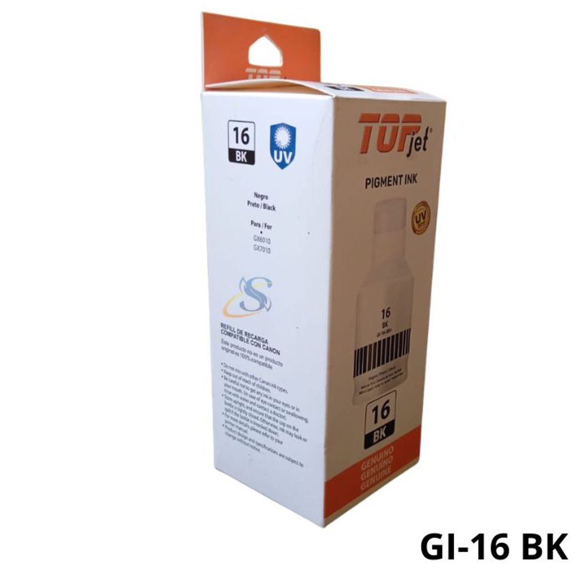 GENERICO - TINTA COMPATIBLE CANON GI-16 BK COLOR NEGRO