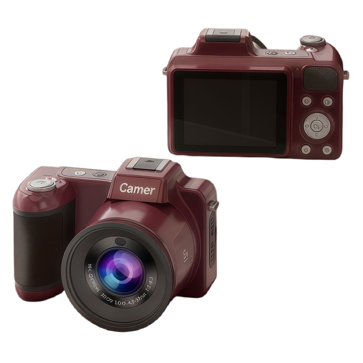 RENVMEXY - Cámara Digital 64MP 5K - Zoom 16x - Estabilizador + 64GB - Para Vlogs y Viajes