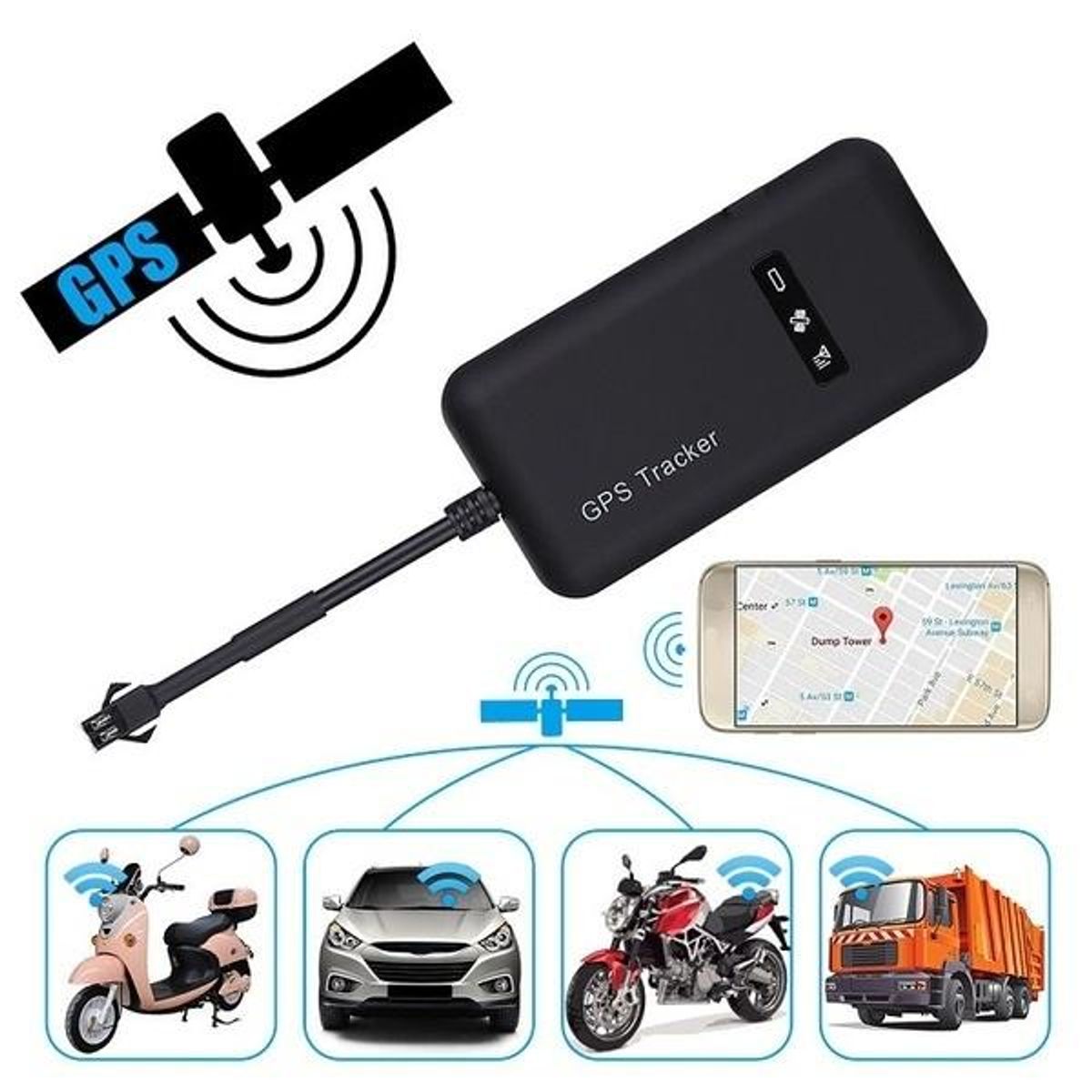 OEM - GPS Tracker 311C Profesional para Vehículos - Localización 247 y Alerta de Velocidad