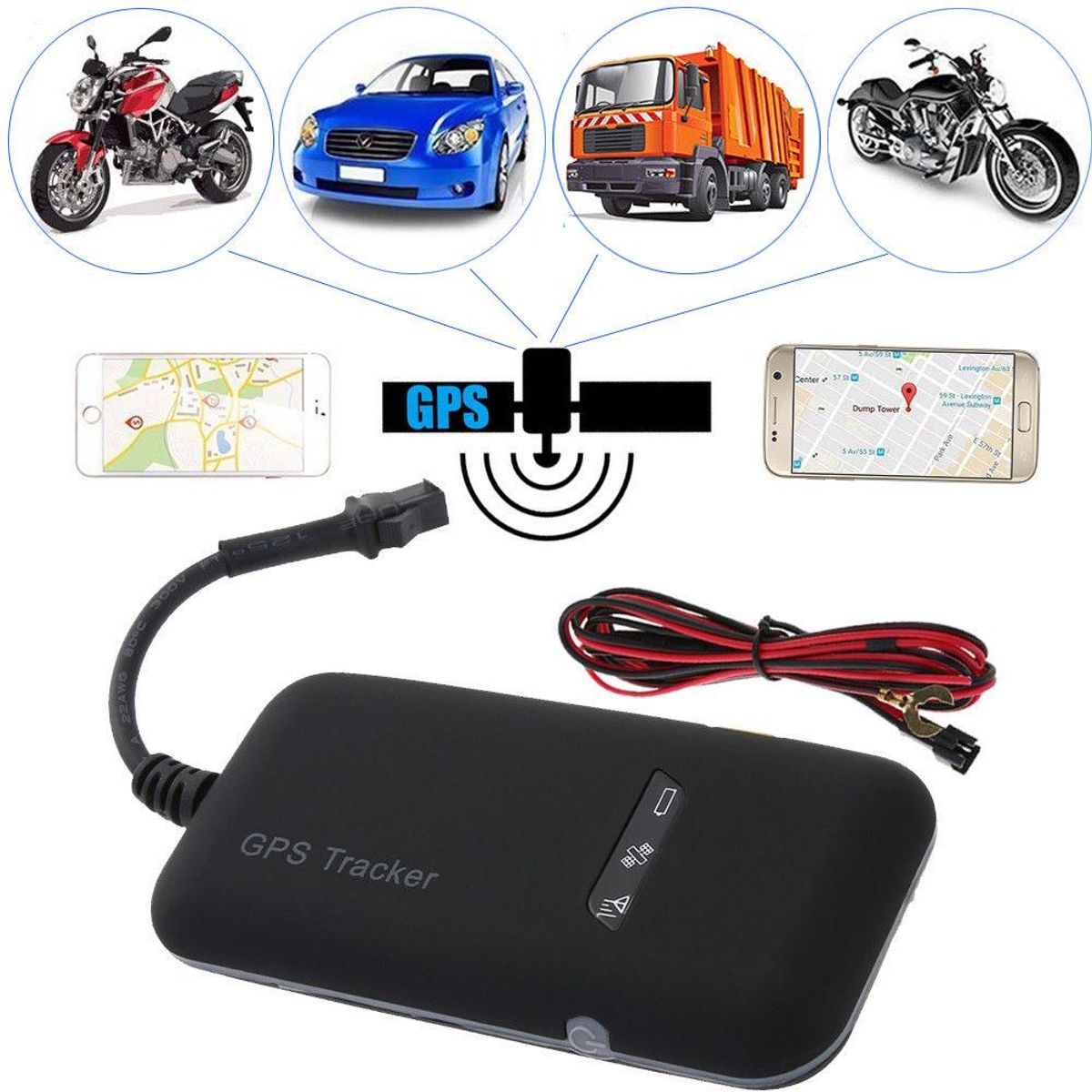 OEM - GPS Tracker 311C Profesional para Vehículos - Localización 247 y Alerta de Velocidad
