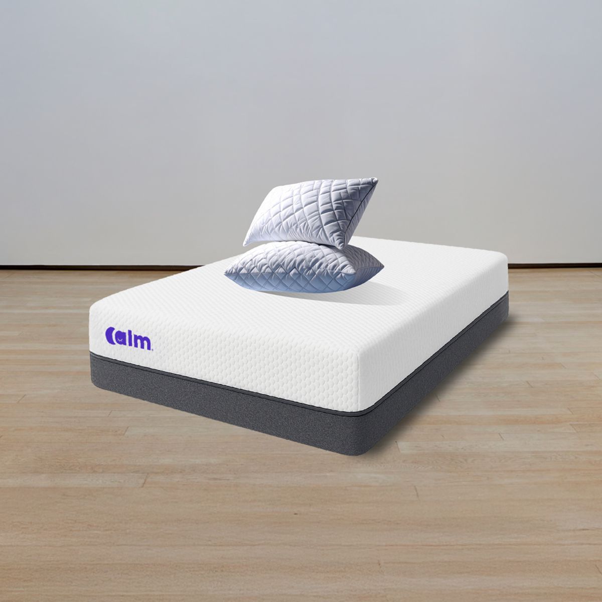 CALM - Pack Colchón Lite de Memory Foam 2 Plazas + 2 Almohadas Calm Memory Pro