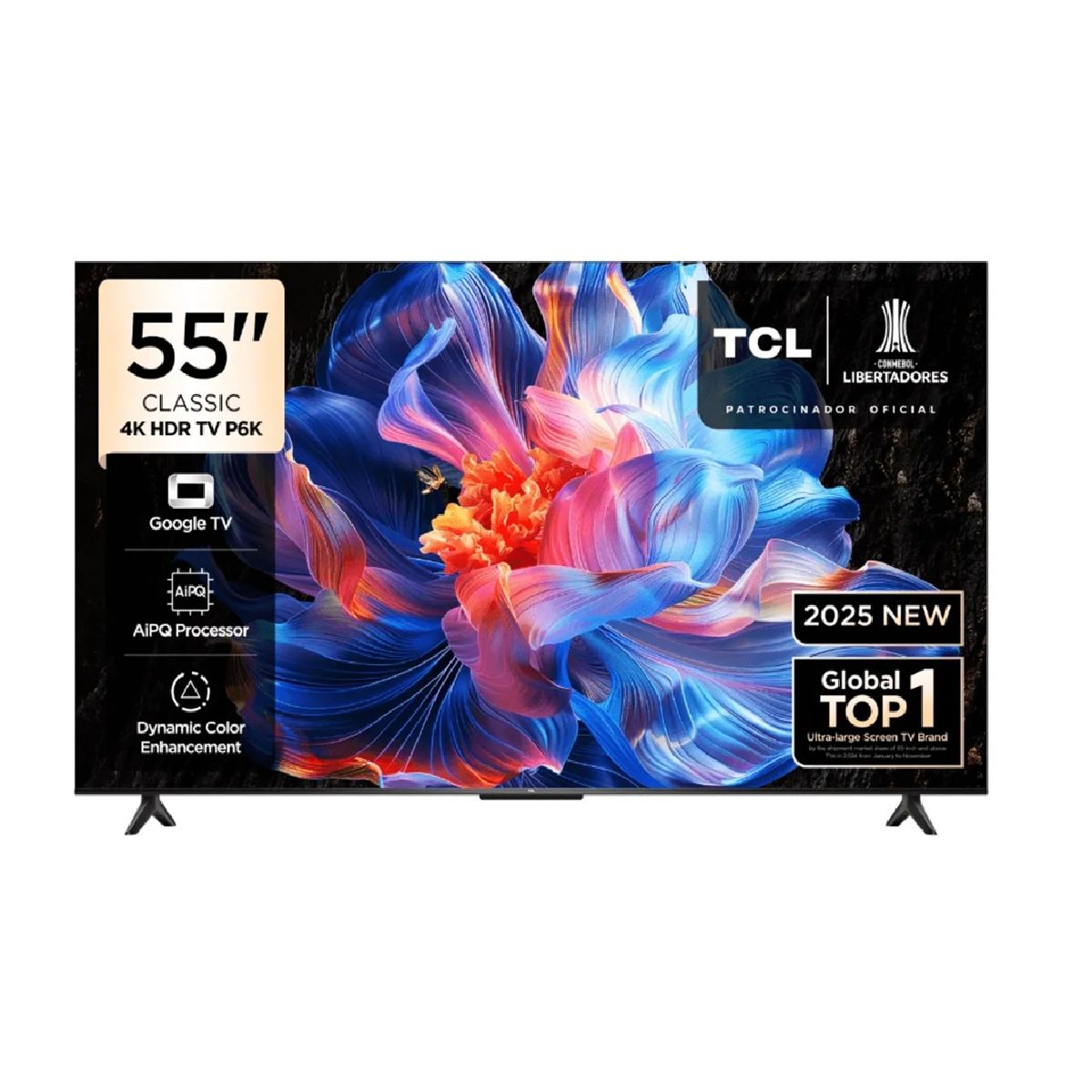 TCL - TELEVISOR TCL 55 UHD 4K SMART TV 55P6K