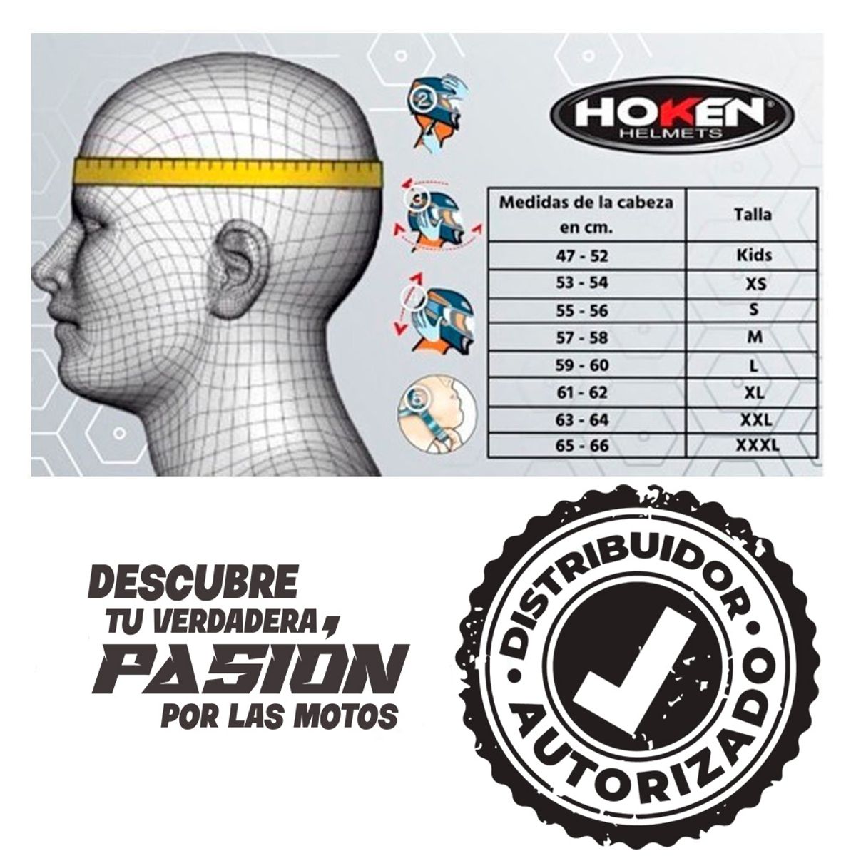 GENERICO - CASCO HOKEN FF-916 BLANCO CON VISOR OSCURO ¨ORIGINAL®¨