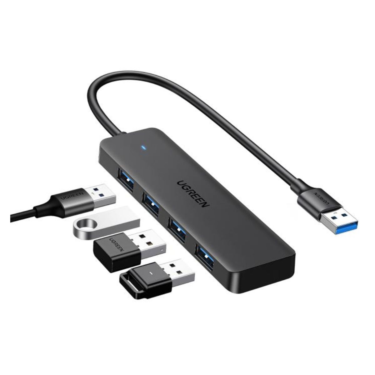 UGREEN - HUB UGREEN D19 E 4 PUERTOS USB 3.0 CM2