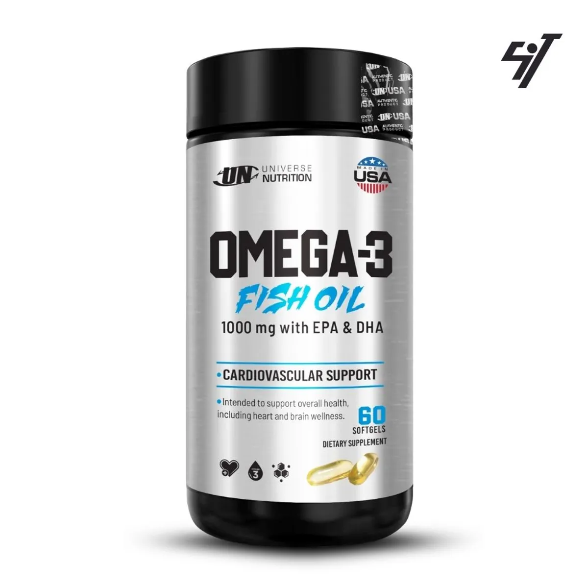 Universe Nutrition - Omega 3 Fish Oil Universe Nutrition 60 Softgels