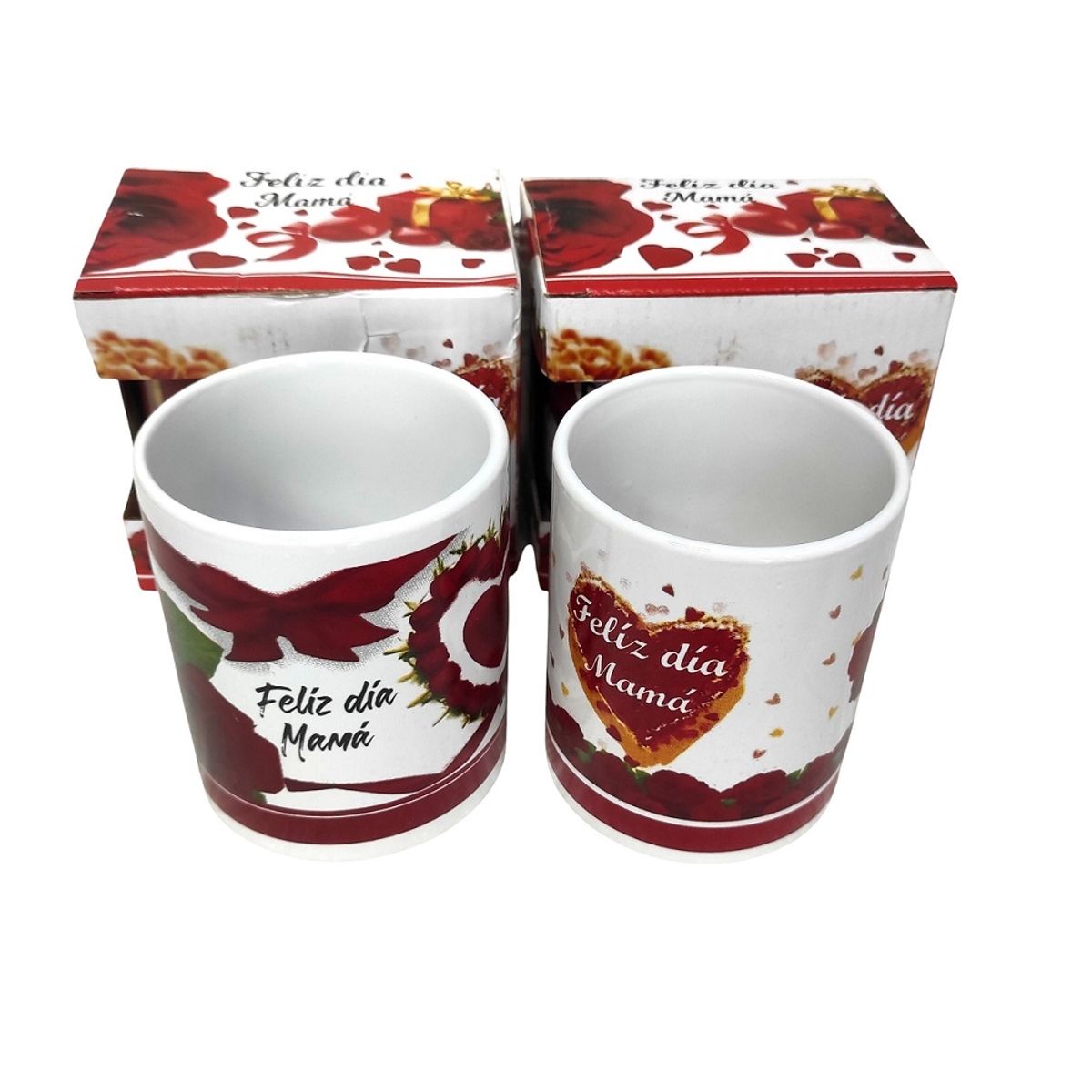 set de 3 Taza sublimada en cajita para el día de la madre 350ml, marca GENERICO - Foto Principal