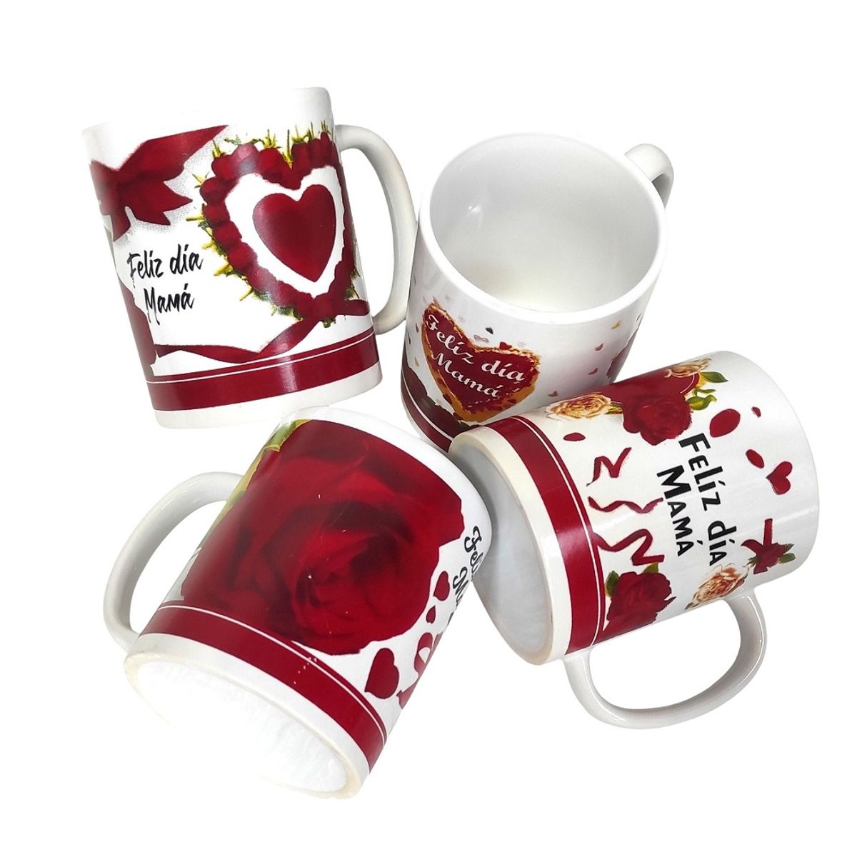 set de 3 Taza sublimada en cajita para el día de la madre 350ml, marca GENERICO - Foto 2