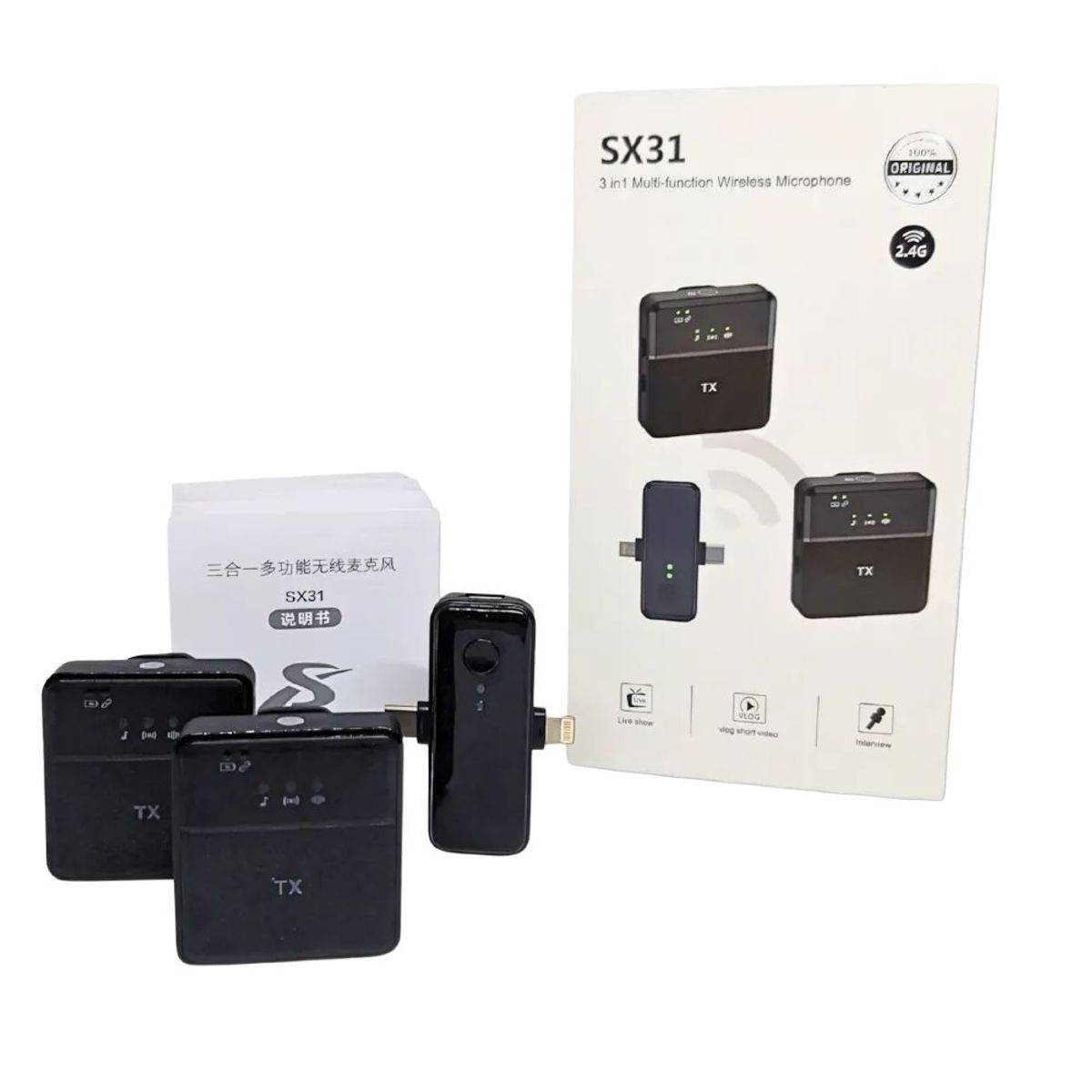 GENERICO - MICROFONO LAVALIER PROFESIONAL SX31