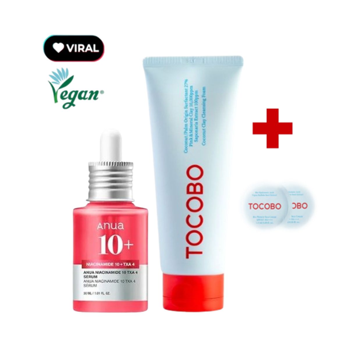 TOCOBO - TOCOBO Coconut Palm Origin Surfactant 27% + ANUA Niacinamide 10% + TXA 4% Serum