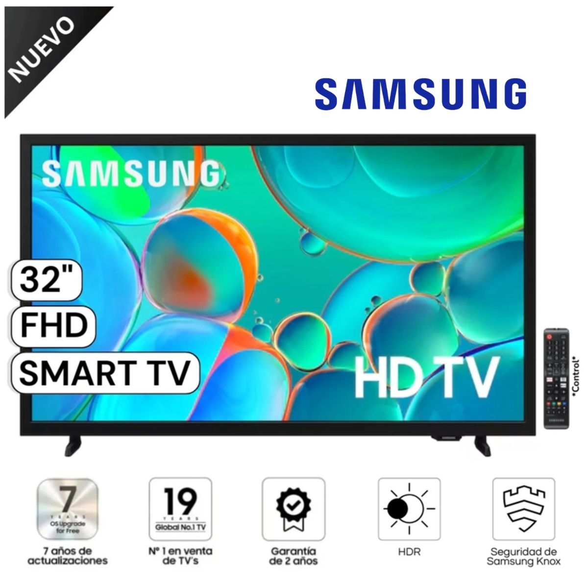 SAMSUNG - Televisor Samsung 32'' TIZEN OS HD Smart TV  LED - UN32H5000F