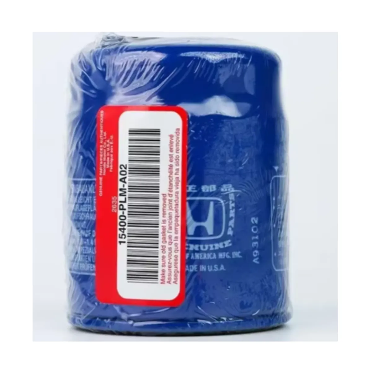 HONDA - Filtro de Aceite Original Honda 15400-PLM-A02 - Civic  Accord  CR-V  HR-V