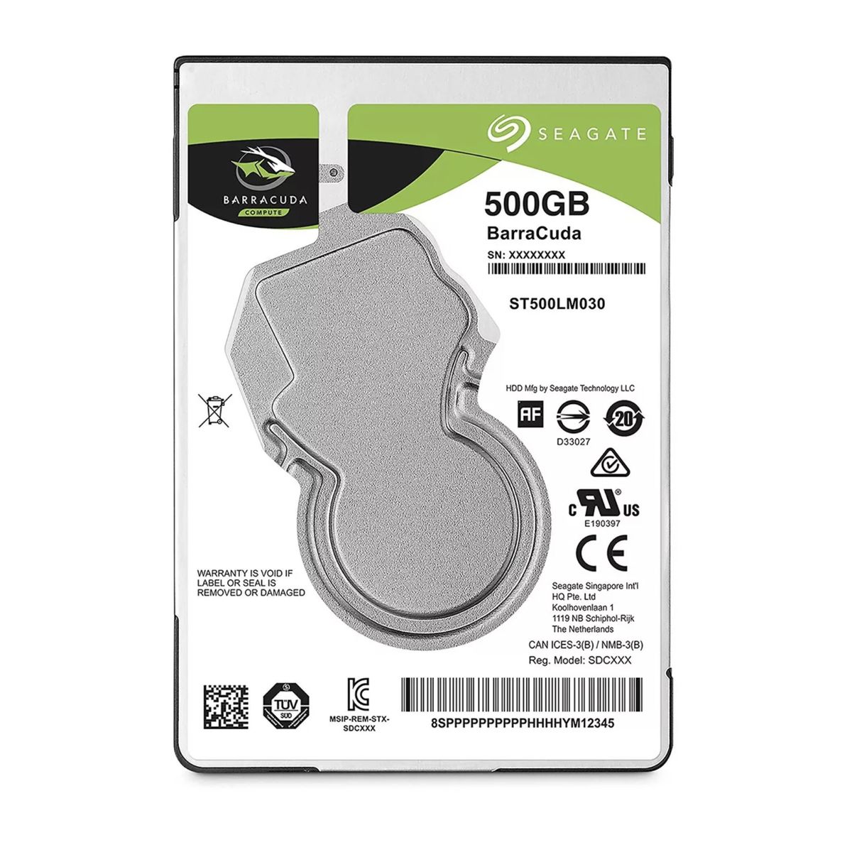 SEAGATE - DISCO DURO SEAGATE GUARDIAN BARRACUDA 500GB 2.5 SATA P-N ST500LM030