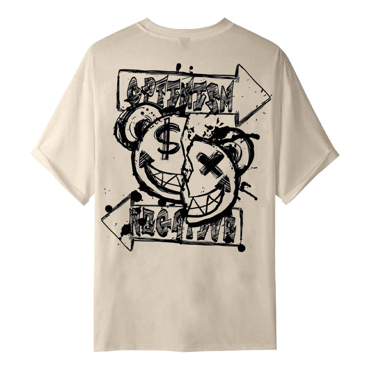 YANSUS - Polo Hombre Yansus Beige Oso Optimis