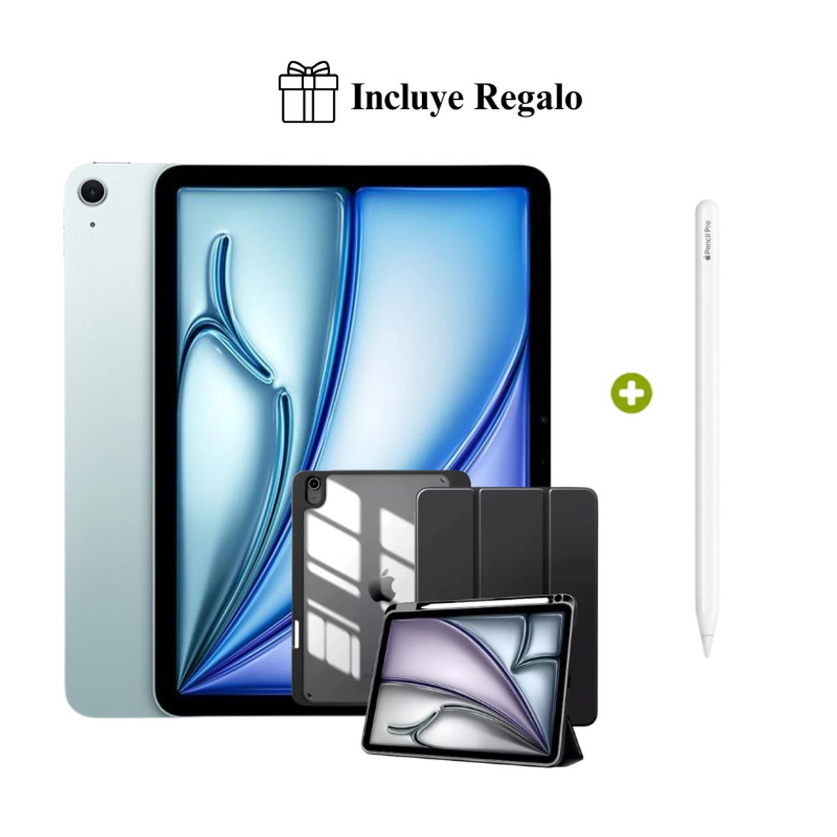 APPLE - Apple iPad Air 11″ 2026 M4 Wi-Fi 256GB Azul + Pencil Pro + Regalo
