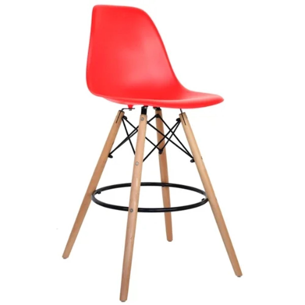 GENERICO - SILLA ALTA EAMES ROJO STYLE