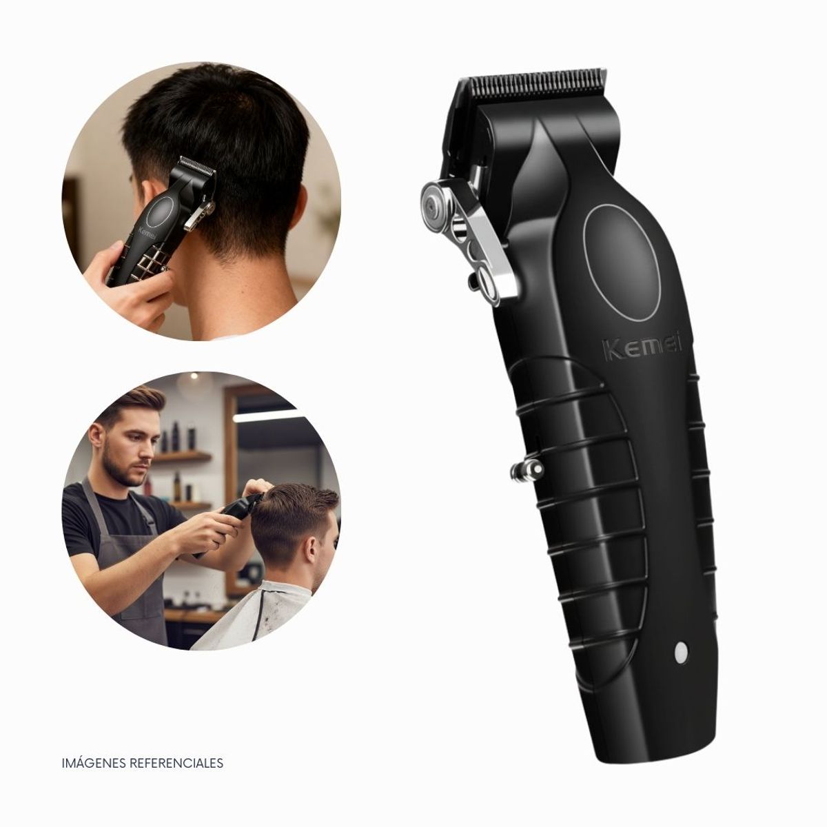 KEMEI - Cortadora Profesional de Cabello Kemei Clipper KM-2296