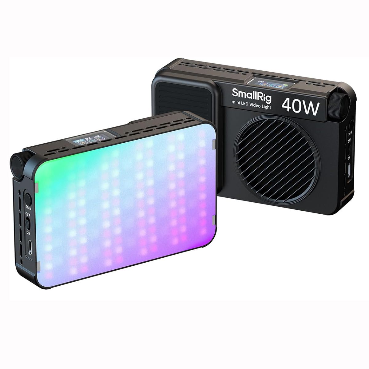 GENERICO - Luz LED Portátil RGB SmallRig RM 40C de 40W para Video y Fotografía