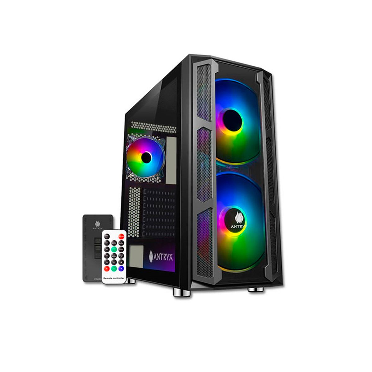 ANTRYX - CASE ANTRYX FX CHROME STORM DESTROYER ARGB FAN X3 P-N AC-FX570K-TXDR