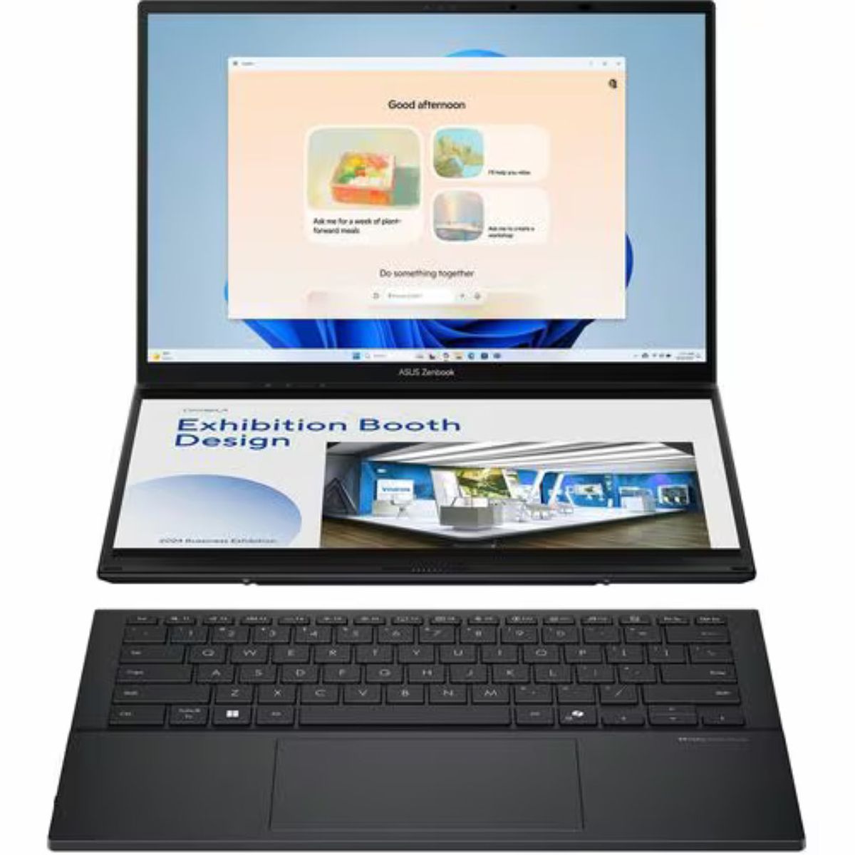 ASUS - Laptop ASUS ZenBook Duo UX8406 Core Ultra 9 285H 32GB 1TB SSD 14 3K Touch Windows 11 Pro