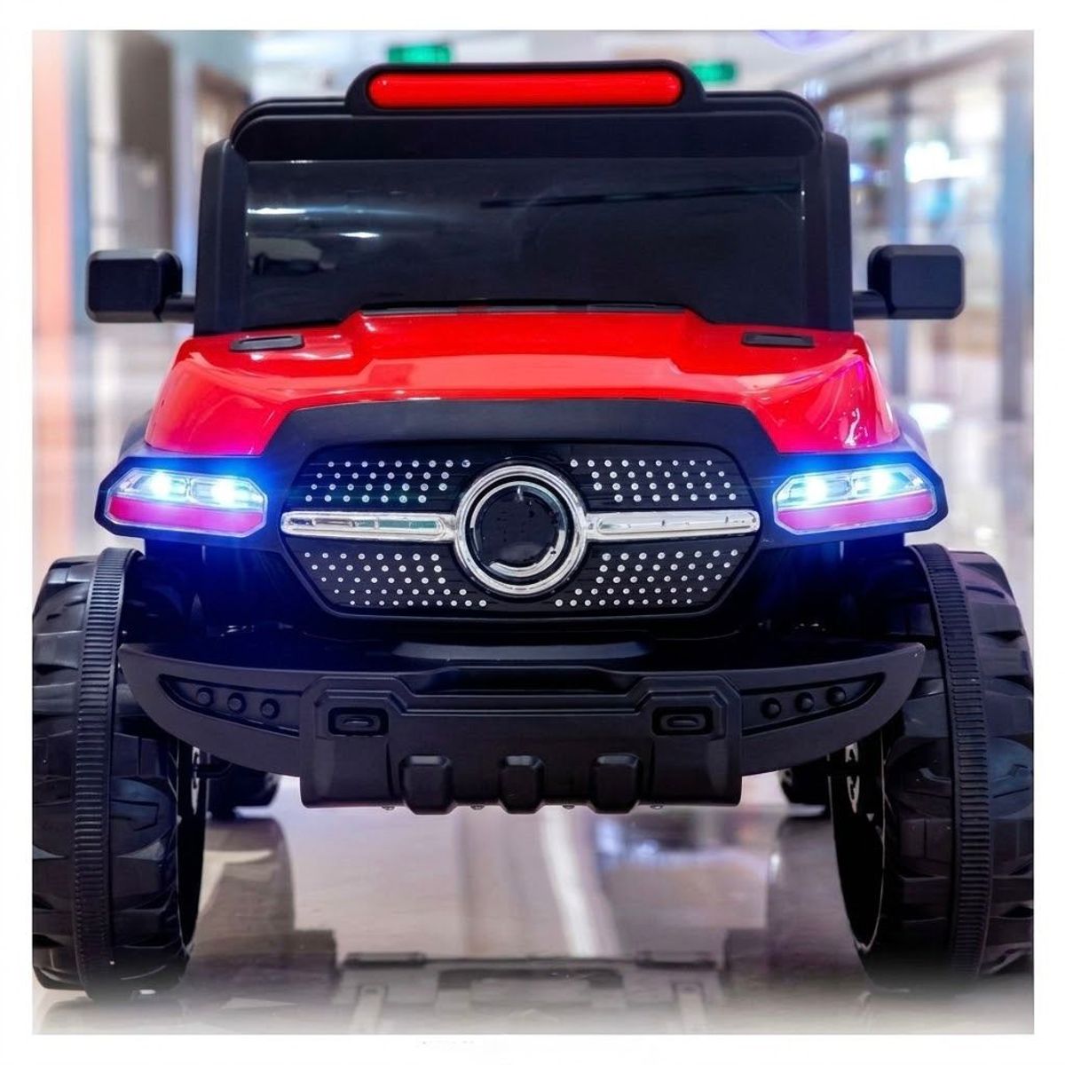 GENERICO - Carro Mercedes 4x4 Eléctrico de12V con Luces LED y Manejo manual, Control Remoto o por APP