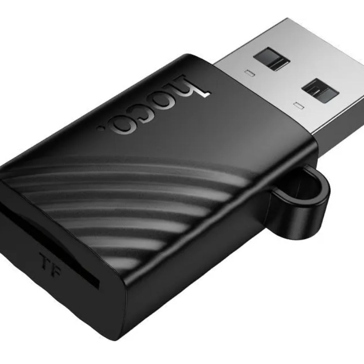 HOCO - Lector de Tarjeta HOCO HB53 TF 2.0 a USB-A 480Mbps Soporta 1tb
