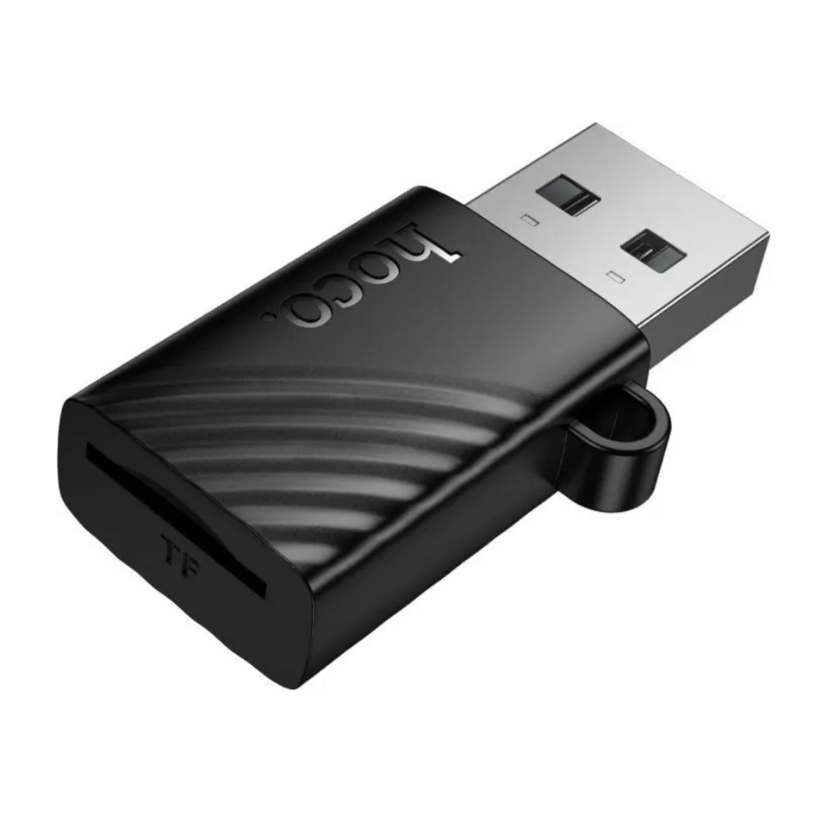 HOCO - Lector de Tarjeta HOCO HB53 TF 2.0 a USB-A 480Mbps Soporta 1tb