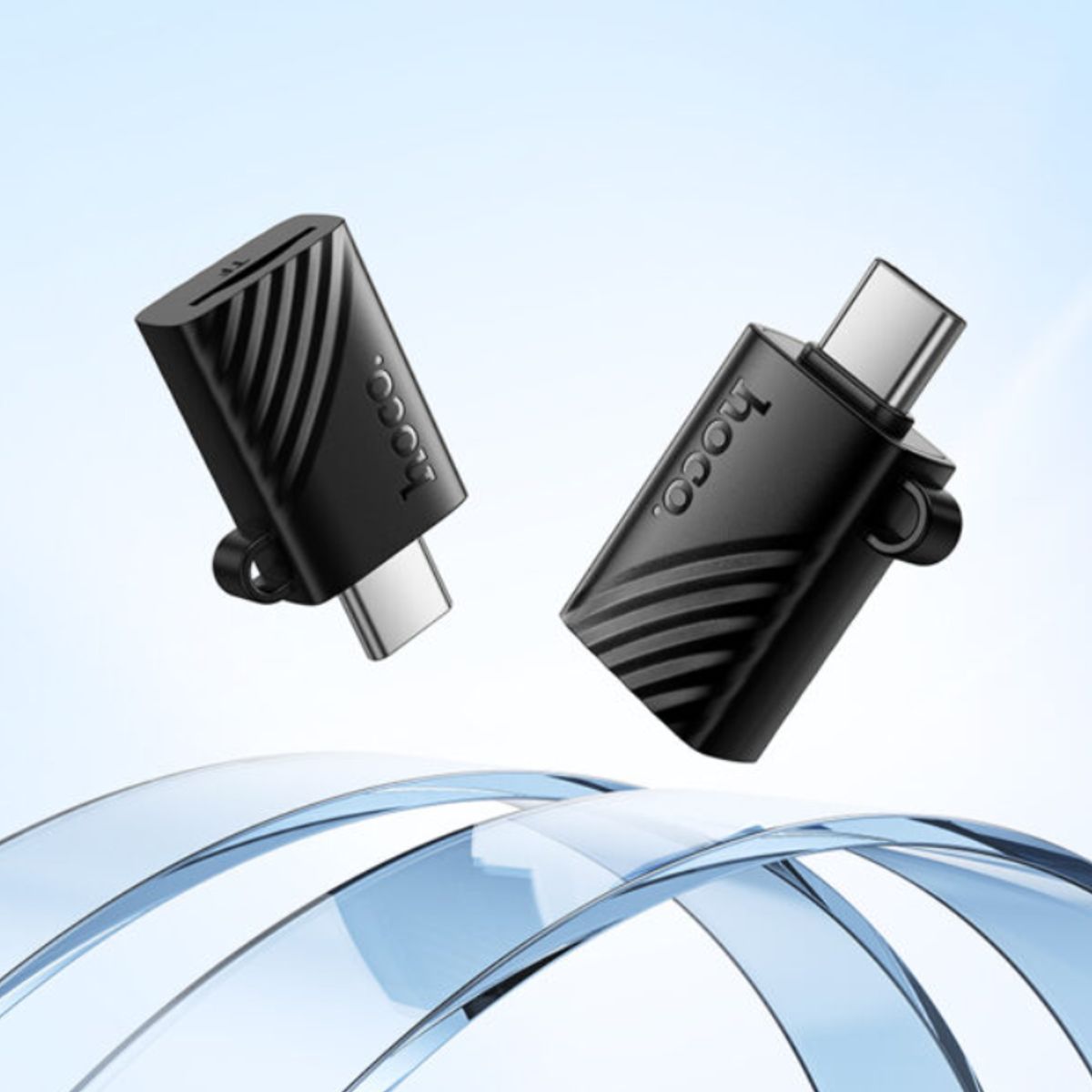HOCO - Lector de Tarjeta HOCO HB53 TF 2.0 a USB-C 480Mbps Soporta 1tb
