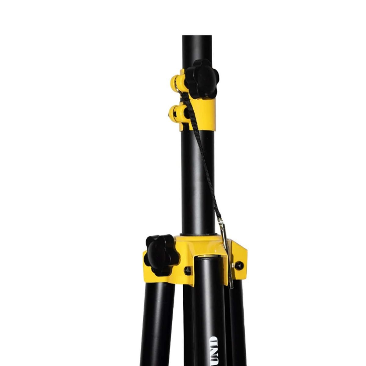 ALL SOUND - Pedestal para Parlante de Metal Resistente Hasta 60kg Amarillo SC-M5A ALL SOUND