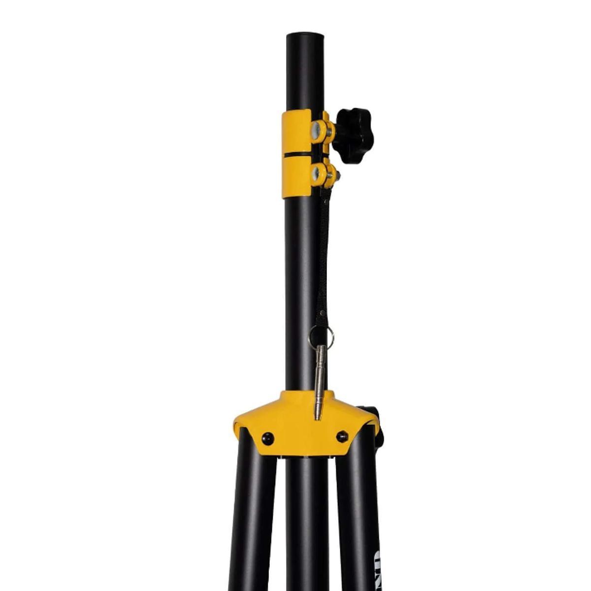 ALL SOUND - Pedestal para Parlante de Metal Resistente Hasta 80kg Amarillo SC-M6A ALL SOUND