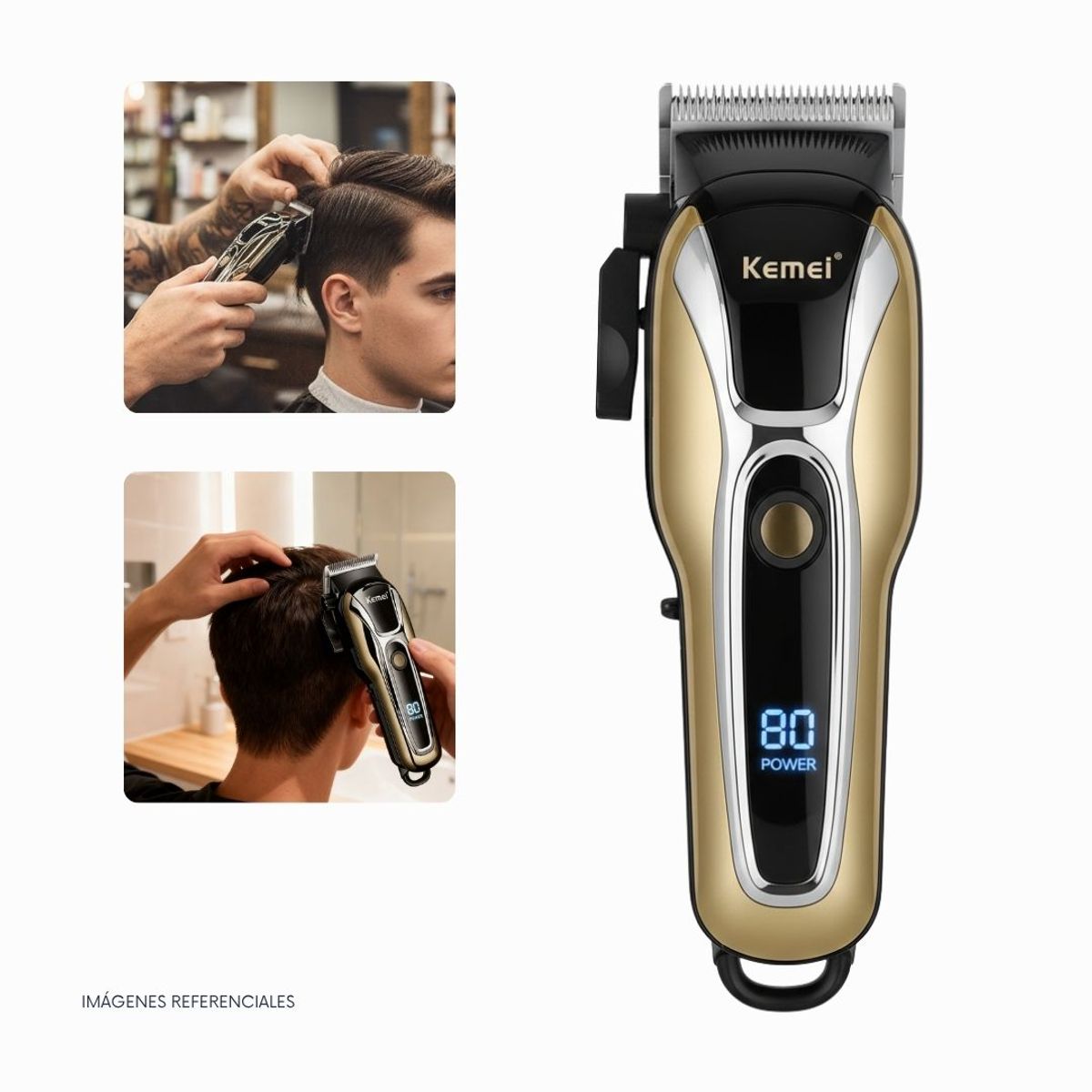 Máquina Cortapelo Profesional Kemei Clipper KM-1990, marca KEMEI - Foto Principal