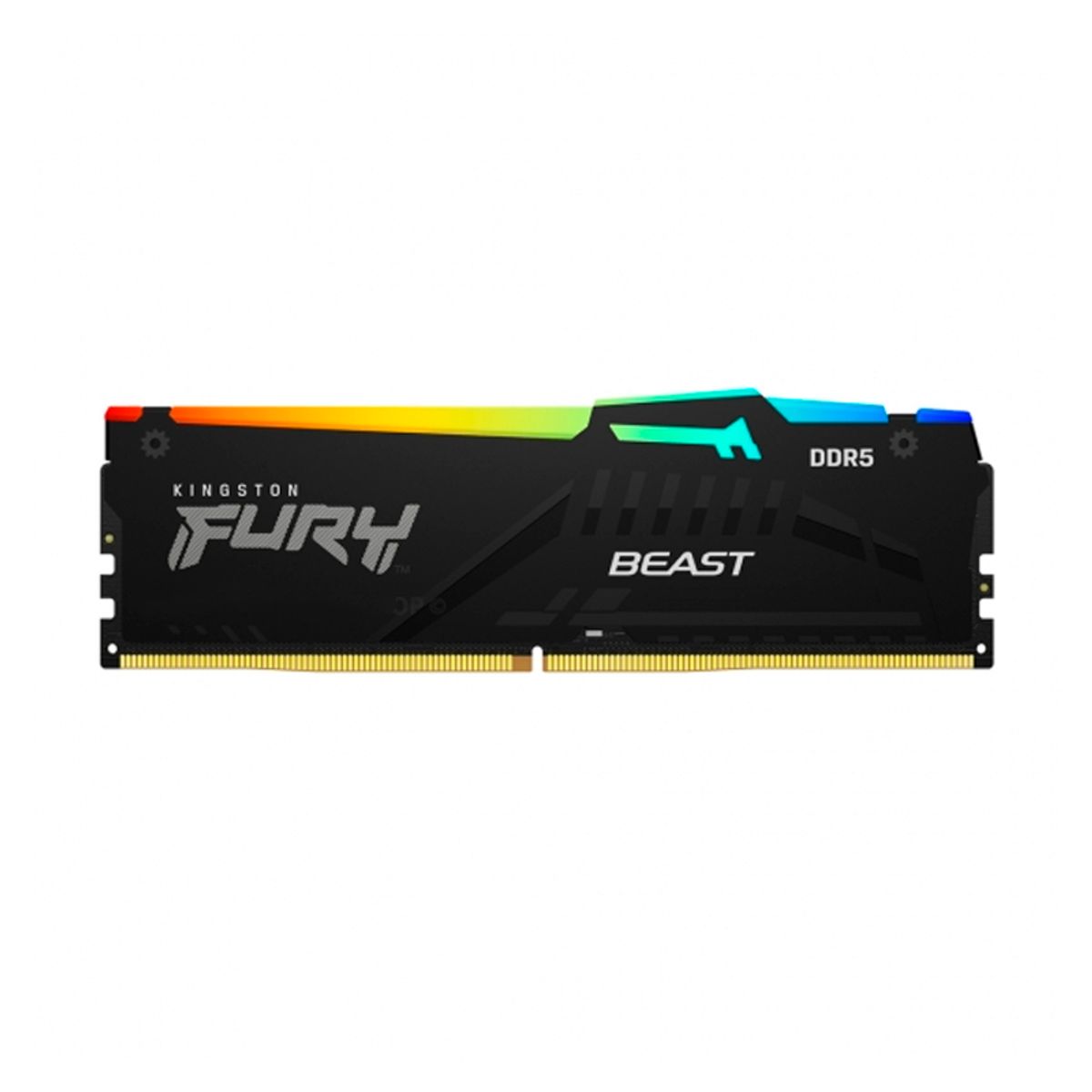KINGSTON - Memoria Kingston Fury Beast 16GB DDR5-6000MTs, PC5-48000, CL36, 1.35V, 288-Pin, RGB