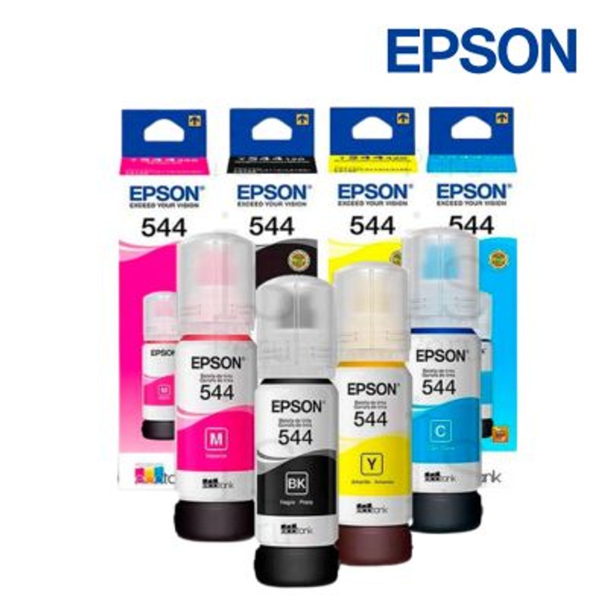 EPSON - Pack tinta epson 544 serie l1110, l3210, l3250, l5590