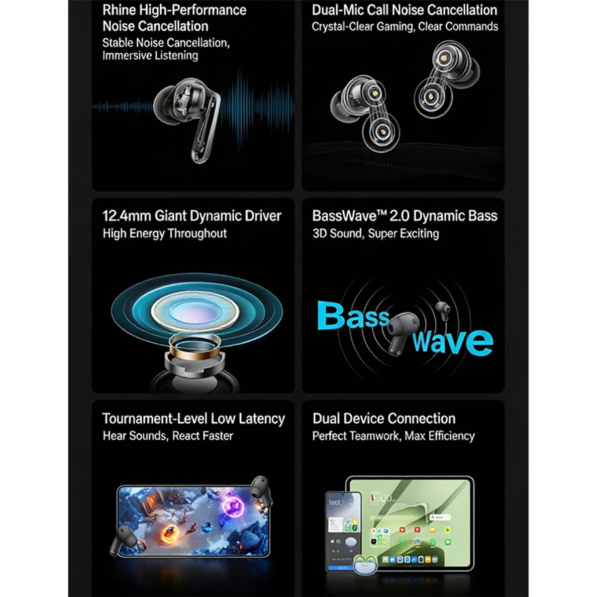 ONEPLUS - Audifonos Oneplus Buds ACE 2 Bluetooth TWS