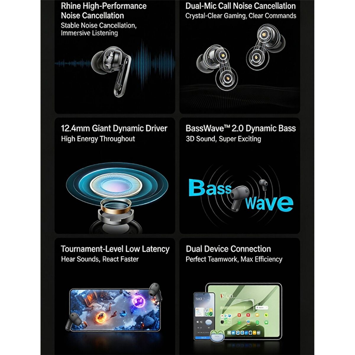 ONEPLUS - Audifonos Oneplus Buds ACE 2 Bluetooth TWS