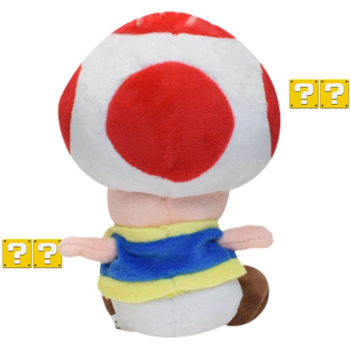 GENERICO - Peluche Homguito Toad Rojo -  Mide 20 cms alto