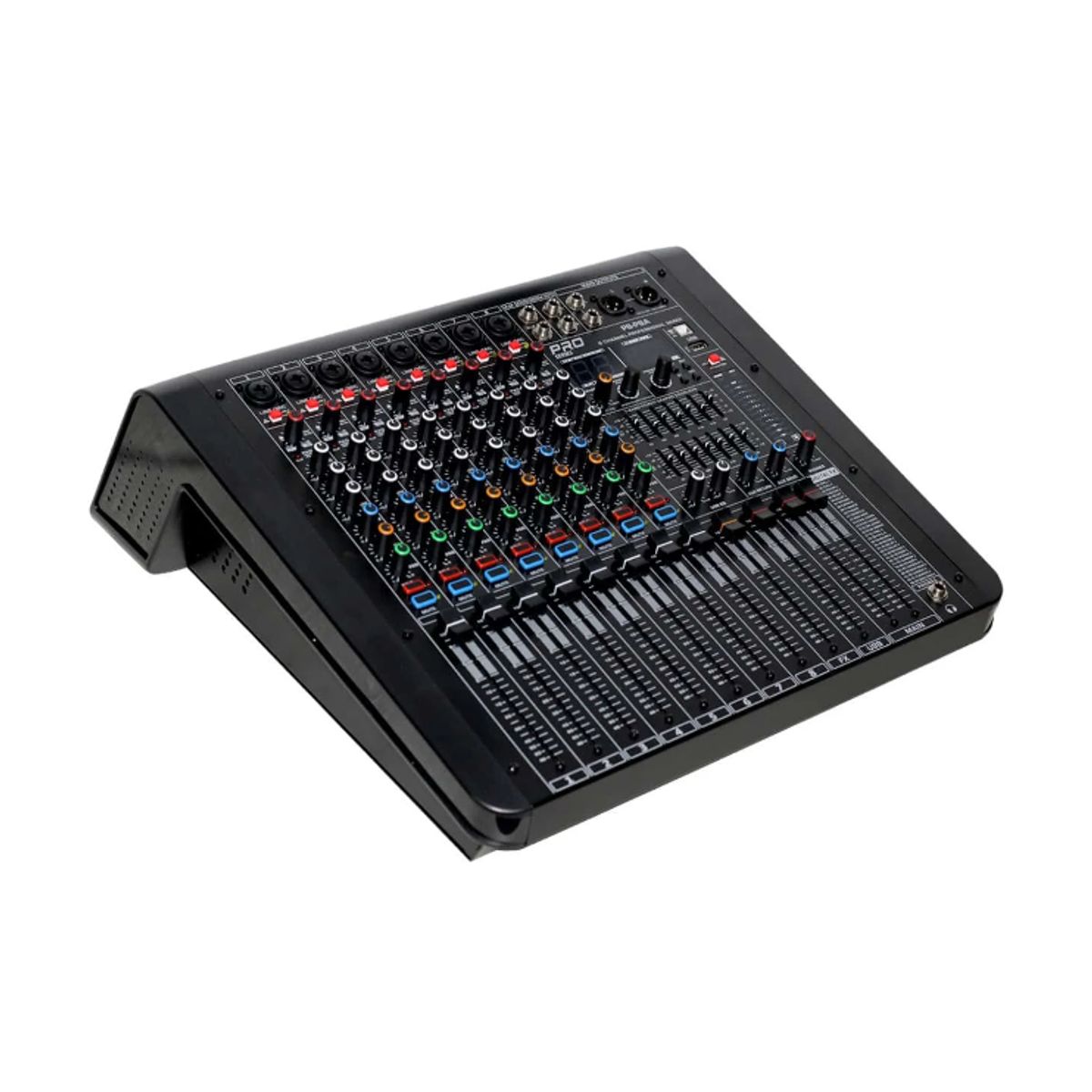 GENERICO - Consola Profesional Amplificada 8 Canales 1000W USB/MP3/BT PS-P8A PRO SERIES