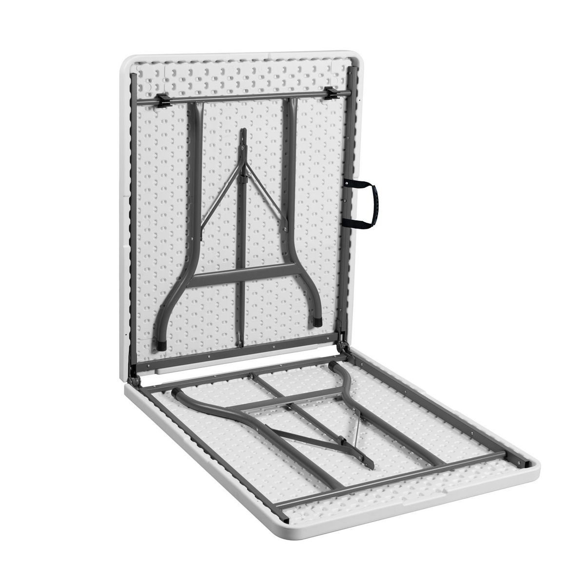 Mesa Plegable Tipo Maleta de 180cm Blanco, marca GENERICO - Foto 2