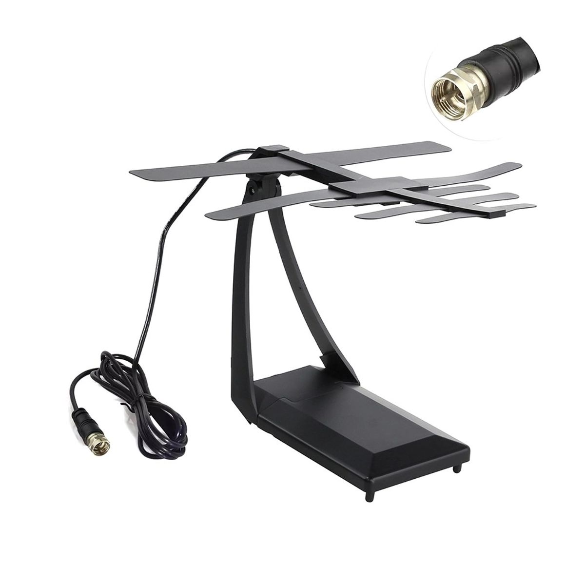 OEM - Antena TDT de Largo Alcance Amplificada - Recepción Superior Full HD 1080p