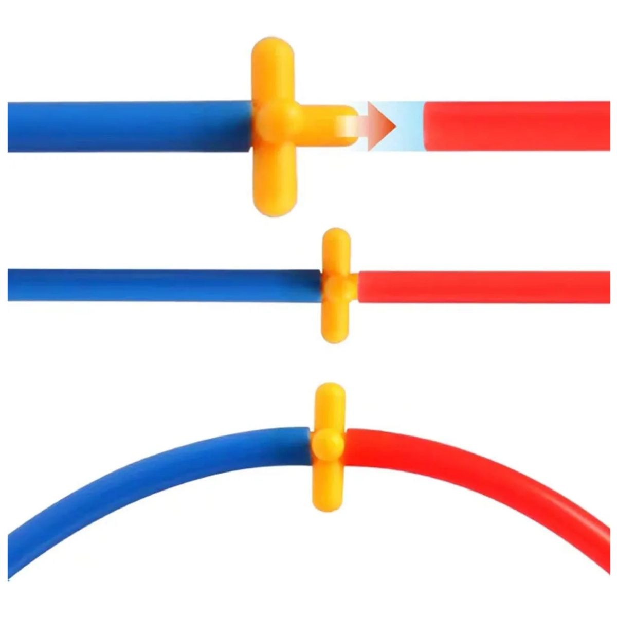 GENERICO - Palitos Conectores de Construcción para Niños Juego Didáctico