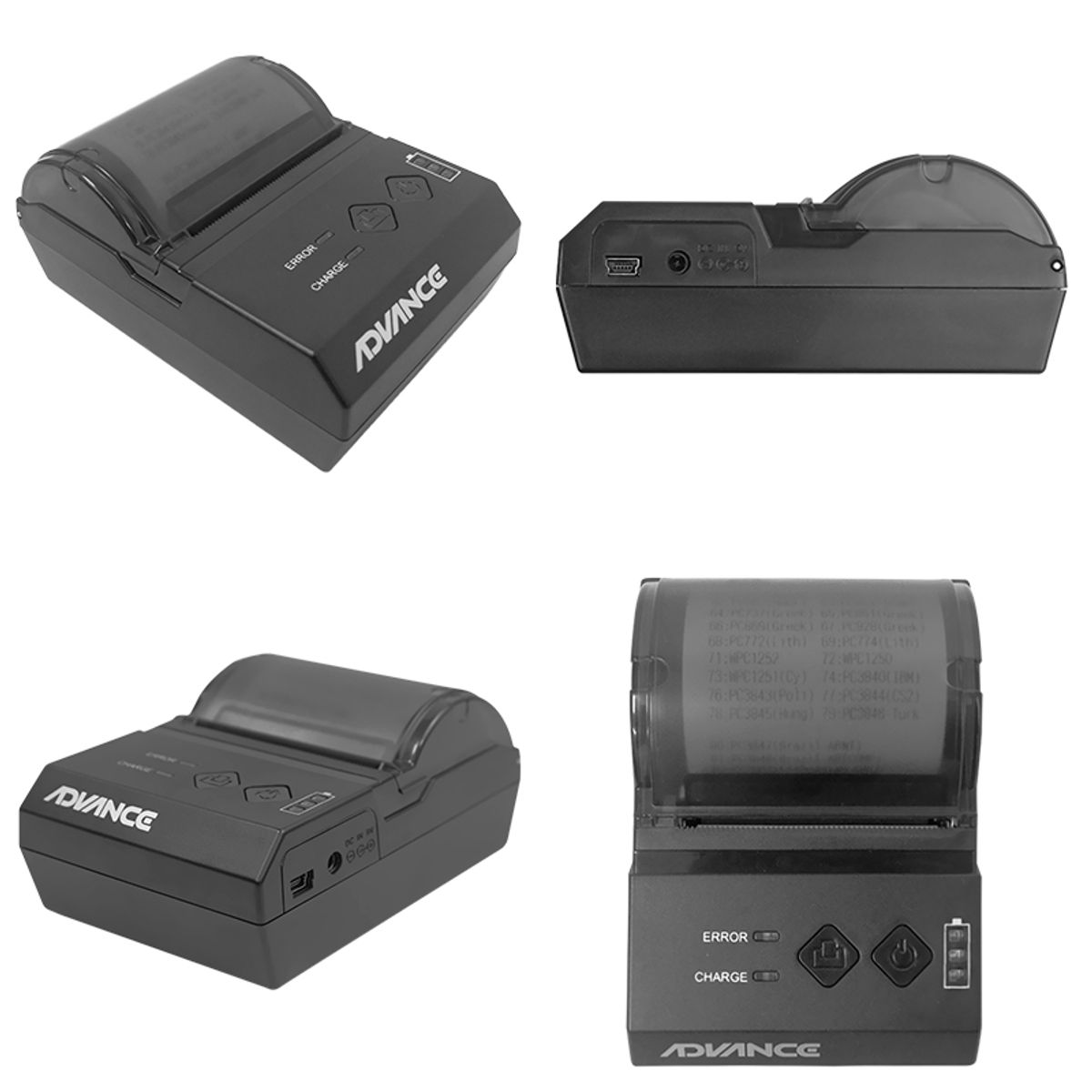 ADVANCE - Advance ADV-7011 Impresora Térmica de Tickets POS Inalámbrica 90 mms