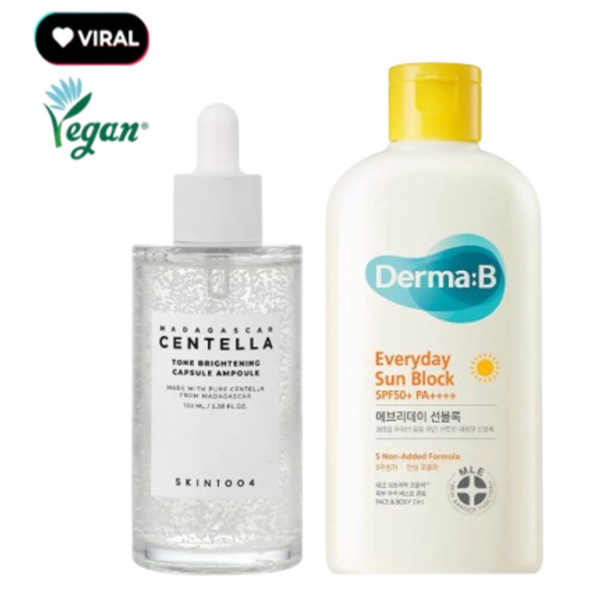 SKIN1004 - DÚO ANTI MANCHAS, ILUMINADOR Y PROTECCIÓN DIARIA