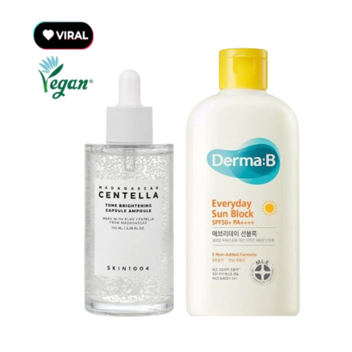 SKIN1004 - DÚO ANTI MANCHAS, ILUMINADOR Y PROTECCIÓN DIARIA