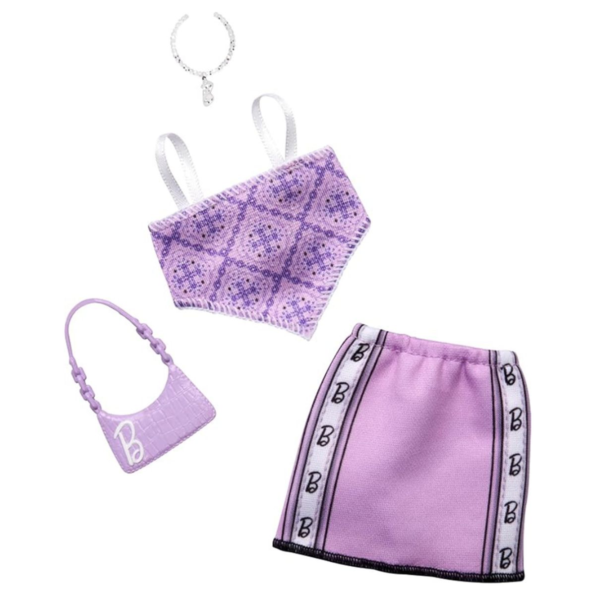 BARBIE - Barbie Fashion Pack - Looks Purple Top And Shirt