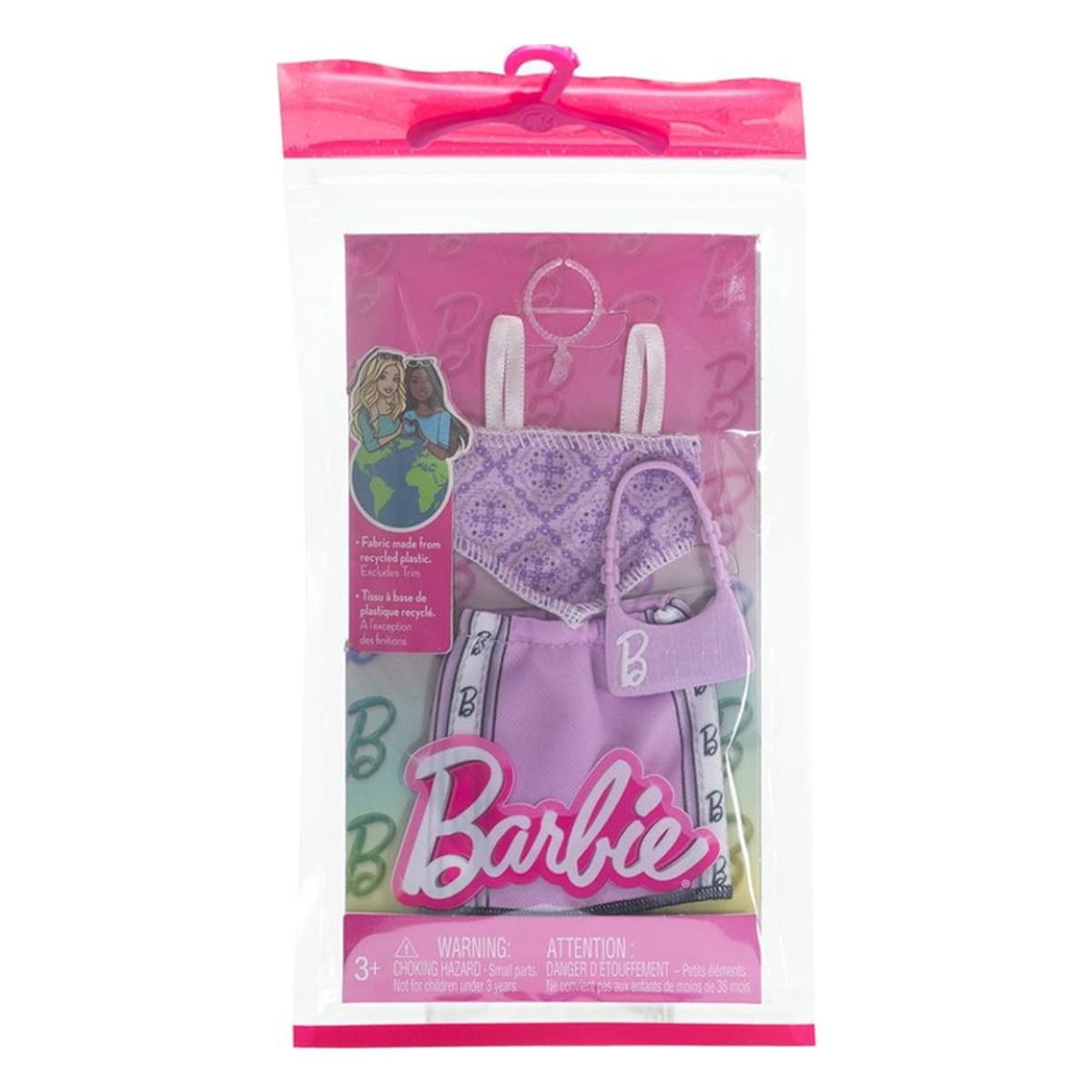 BARBIE - Barbie Fashion Pack - Looks Purple Top And Shirt