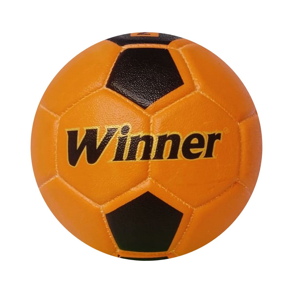 WINNER - PELOTA PARA BALONMANO HANDBOL TALLA 2 PU WINNER NARANJA NEGR0