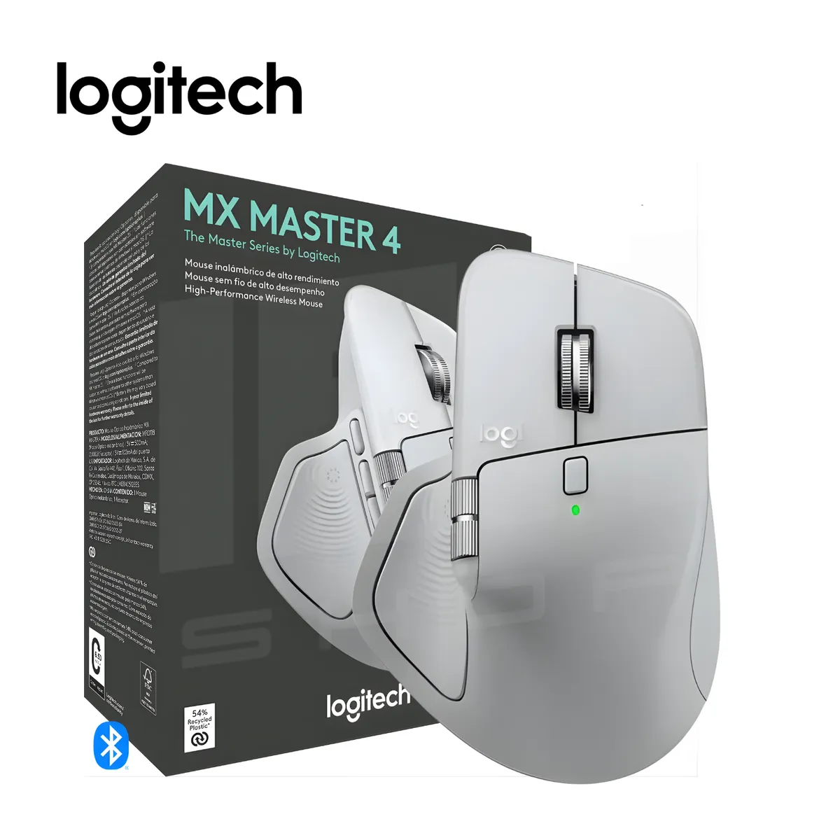 LOGITECH - MOUSE LOGITECH MX MASTER 4 GRIS PALIDO